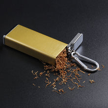 Load image into Gallery viewer, Portable Cigarette Case Portable With Lid Sealed Ashtray, Gold, Silver, Black, Golden Engraved Flower, Silver Engraved Flower, Black Engraved Flower