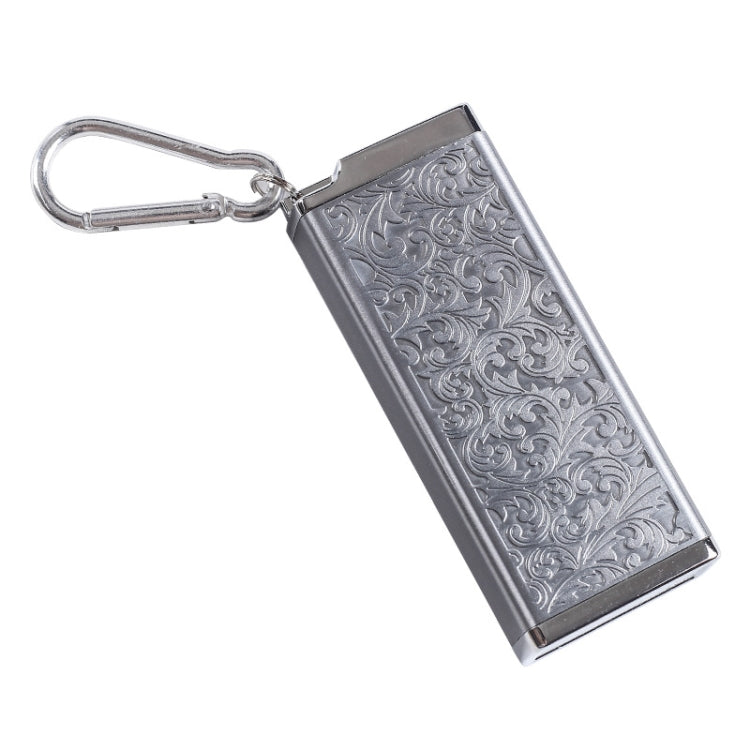 Portable Cigarette Case Portable With Lid Sealed Ashtray, Gold, Silver, Black, Golden Engraved Flower, Silver Engraved Flower, Black Engraved Flower