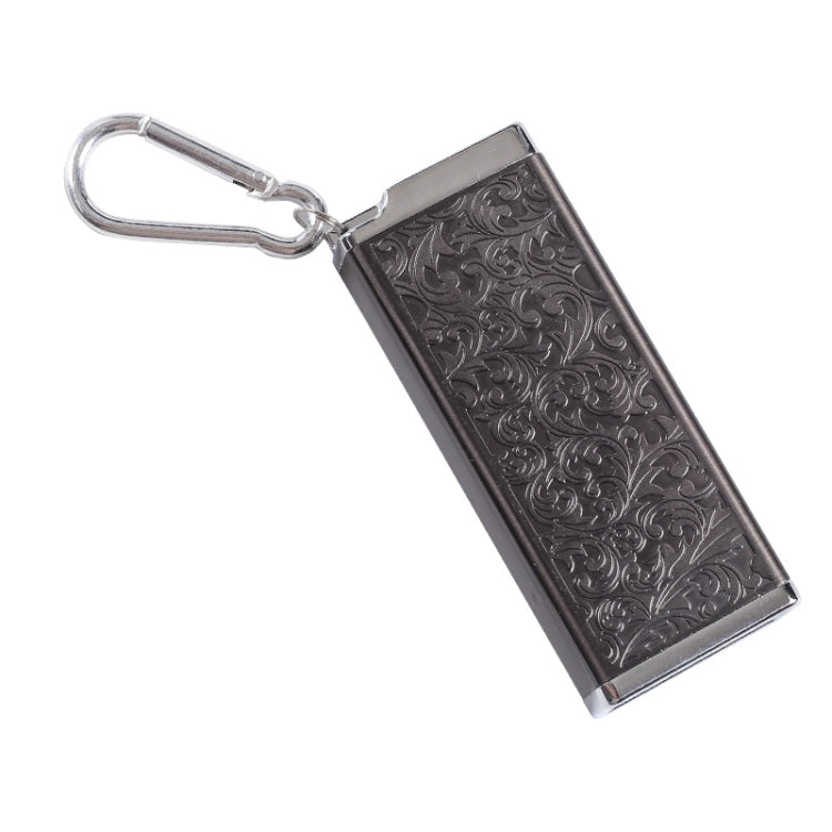 Portable Cigarette Case Portable With Lid Sealed Ashtray, Gold, Silver, Black, Golden Engraved Flower, Silver Engraved Flower, Black Engraved Flower