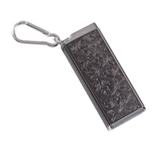 Load image into Gallery viewer, Portable Cigarette Case Portable With Lid Sealed Ashtray, Gold, Silver, Black, Golden Engraved Flower, Silver Engraved Flower, Black Engraved Flower
