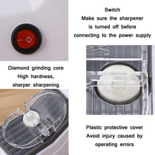 Load image into Gallery viewer, JJ-1 Kitchen Electric Double Sided Knife Sharpener, USB Plug, CN Plug