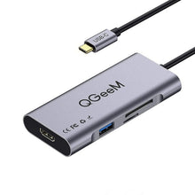 Load image into Gallery viewer, QGeeM 7 In 1 Multifunctional USB3.0 TYPE-C Extension HUB Adapter, QG-UH07-3(7 In 1)