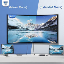 Load image into Gallery viewer, QGeeM 7 In 1 Multifunctional USB3.0 TYPE-C Extension HUB Adapter, QG-UH07-3(7 In 1)