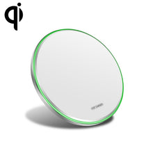 Load image into Gallery viewer, 15W Metal Round Wireless Charger Smart Fast Charge, Black + Black Surface, Silver + White Surface, Red + Black Surface, Gold + White Surface, Mirror Black, Mirror White