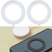 Load image into Gallery viewer, 2 PCS T12 Stripe Pattern Magnetic Suction Wireless Charger Magnetic Sheet, White, Black