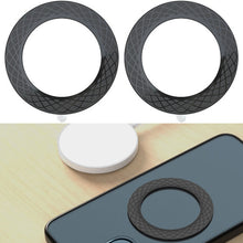 Load image into Gallery viewer, 2 PCS T12 Stripe Pattern Magnetic Suction Wireless Charger Magnetic Sheet, White, Black