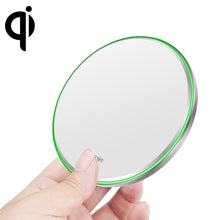 Load image into Gallery viewer, 20W QI Metal Mirror Ultra-thin Wireless Charger, White, Black