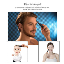 Load image into Gallery viewer, Double Cutter Head Electric Eyebrow Trimmer Epilator Children Hair Clipper, Double Cutter Head