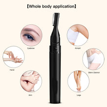 Load image into Gallery viewer, Double Cutter Head Electric Eyebrow Trimmer Epilator Children Hair Clipper, Double Cutter Head