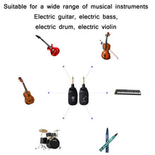 Load image into Gallery viewer, C01 Electric Guitar Wireless Audio Transmitter Receiver, Black