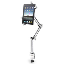 Load image into Gallery viewer, TB-03 Universal Desk Clamp Tablet Stand Aluminum Alloy Articulating Arm with 3-Section Folding &amp; 360-degree Rotation, TB-03