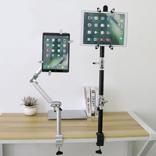Load image into Gallery viewer, TB-03 Universal Desk Clamp Tablet Stand Aluminum Alloy Articulating Arm with 3-Section Folding &amp; 360-degree Rotation, TB-03