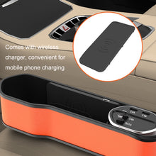 Load image into Gallery viewer, Multifunctional Car Seat Slot Storage Box, Style:, USB With Wireless Charge Type, USB Without Wireless Charge Type, Storage Type