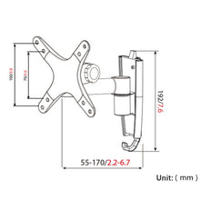 Load image into Gallery viewer, Gibbon Mounts L03 Computer Monitor Wall Mount Bracket Aluminum Alloy Quick Release TV Bracket
