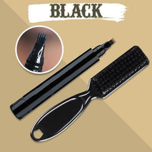 Load image into Gallery viewer, 2pcs /Set Waterproof Beard Filler Beard Styling Pen, Black, Dark Brown