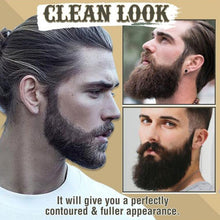 Load image into Gallery viewer, 2pcs /Set Waterproof Beard Filler Beard Styling Pen, Black, Dark Brown