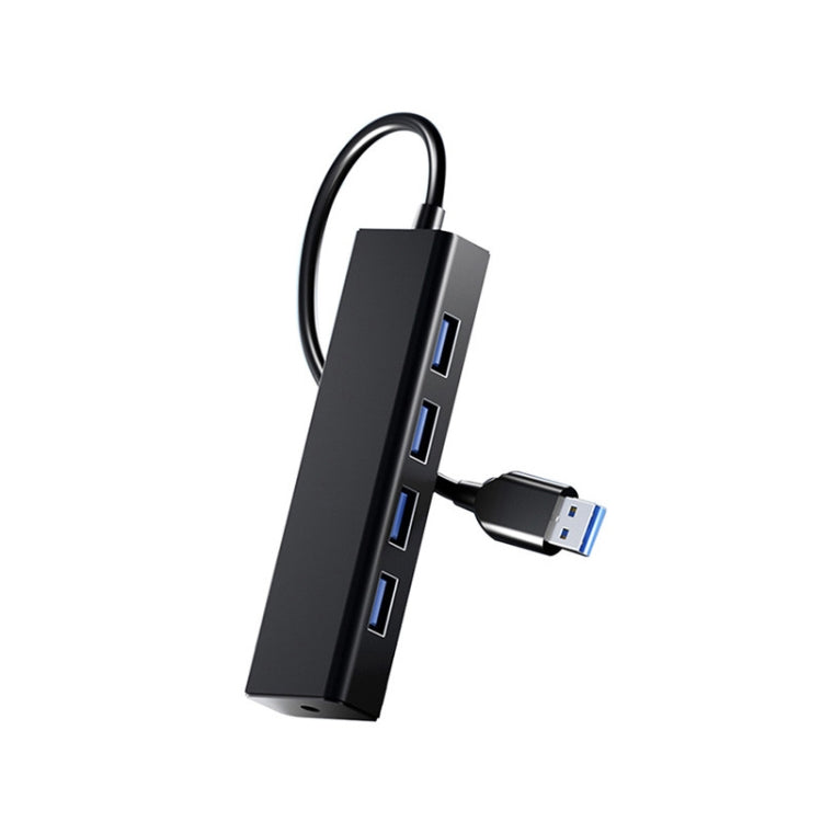 4 X USB 2.0 Ports HUB Converter, Cable Length: 15cm,Style：, Without Light Bar, With Light Bar Black, With Light Bar White