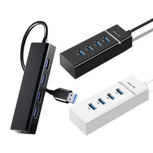 Load image into Gallery viewer, 4 X USB 2.0 Ports HUB Converter, Cable Length: 15cm,Style：, Without Light Bar, With Light Bar Black, With Light Bar White
