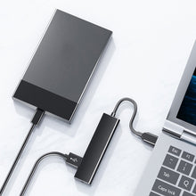 Load image into Gallery viewer, 4 X USB 2.0 Ports HUB Converter, Cable Length: 15cm,Style：, Without Light Bar, With Light Bar Black, With Light Bar White