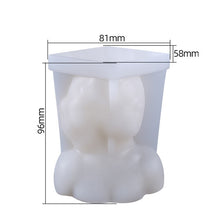 Load image into Gallery viewer, Aromatherapy Plaster Mold Rose Beauty Candle Silicone Mold, Style:, Cover Eyes, Close Eyes