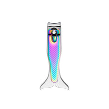 Load image into Gallery viewer, Small Color Titanium Nail Clipper Gradient Mermaid Handle Nail Clipper Nail Art Tool, 3 PCS Small, 3 PCS Large, 3 In 1
