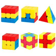 Load image into Gallery viewer, 2 PCS Third-order Solid Color Puzzle Early Education Magic Cube Toy, Style: