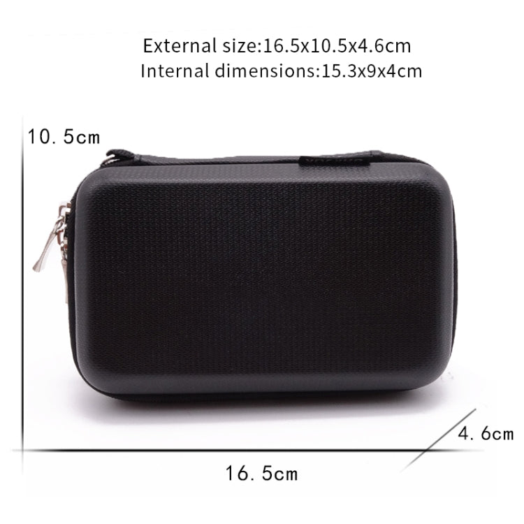 CHKJOK GH1805 EVA Mobile Hard Disk Anti-pressure Hard Shell Bag, GH1805 Black, GH1805 Blue, GH1805 Red