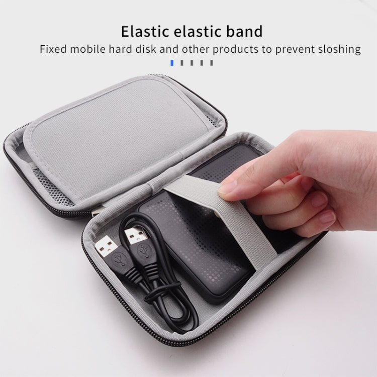 CHKJOK GH1805 EVA Mobile Hard Disk Anti-pressure Hard Shell Bag, GH1805 Black, GH1805 Blue, GH1805 Red