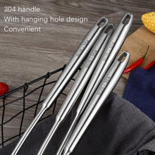 Load image into Gallery viewer, 304 Stainless Steel Kitchen Equipment Thickened Hollow Handle Cooking Tool, Style:, Spatula, Soup Spoon, Slotted Spoon, Slotted Shovel