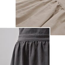 Load image into Gallery viewer, Cotton And Linen Parent-Child Painting Apron Baking Coffee Work Clothes,Size:, Childrens (Gray), Childrens (Oats), Childrens (Pink), Adults (Gray), Adults (oat), Adult ( Pink)