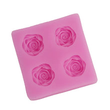 Load image into Gallery viewer, Flower Silicone Mould Handmade Soap Fondant Cake Decoration, Fondant Cake Decoration