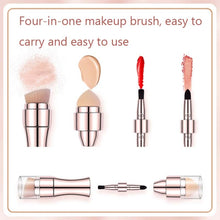 Load image into Gallery viewer, 4 In 1 Retractable Metal Makeup Brush