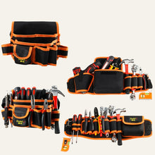 Load image into Gallery viewer, Onkel.J Electrician Waist Bag Canvas Multifunctional Tool Bag Woodworking Fitter Bag, A Type, B Type, C Type, D  Type