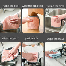Load image into Gallery viewer, 4pcs Hand Towel Hangable Dishcloth Kitchen Rag Non-Stick Oil Absorbent Towel
