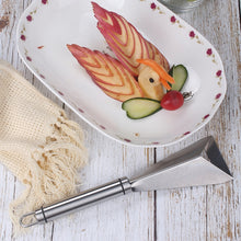 Load image into Gallery viewer, Household Stainless Steel Fruit Carving Knife Shaper Flower-shaped Vegetable Cutter, Carving Knife