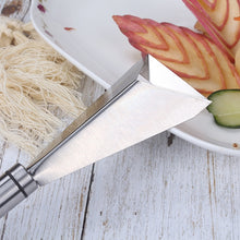 Load image into Gallery viewer, Household Stainless Steel Fruit Carving Knife Shaper Flower-shaped Vegetable Cutter, Carving Knife