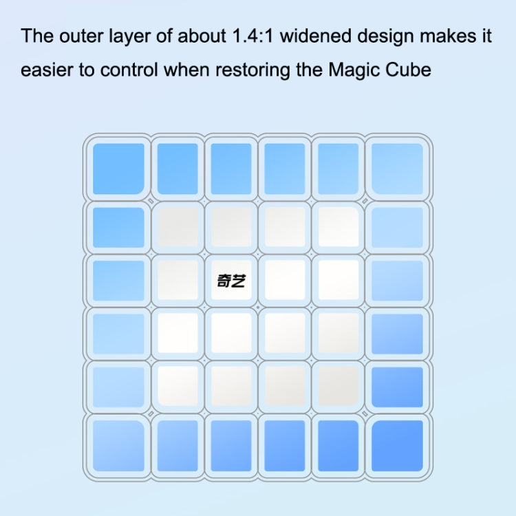 Qiyi Six Level Intelligence Smooth Puzzle Advanced Magic Cube