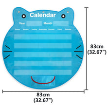 Load image into Gallery viewer, Classroom Decoration Cat Head Calendar Hanging Bag