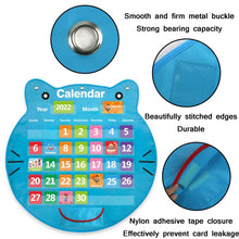 Load image into Gallery viewer, Classroom Decoration Cat Head Calendar Hanging Bag