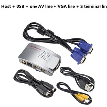 Load image into Gallery viewer, PC Converter Box VGA to AV Converter Video Switch Box