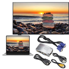 Load image into Gallery viewer, PC Converter Box VGA to AV Converter Video Switch Box