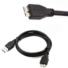 Load image into Gallery viewer, USB 3.0 Male To Micro USB HDD Data Cord For External Mobile HDD,Cable Length:1.8m