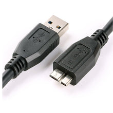 Load image into Gallery viewer, USB 3.0 Male To Micro USB HDD Data Cord For External Mobile HDD,Cable Length:1.8m
