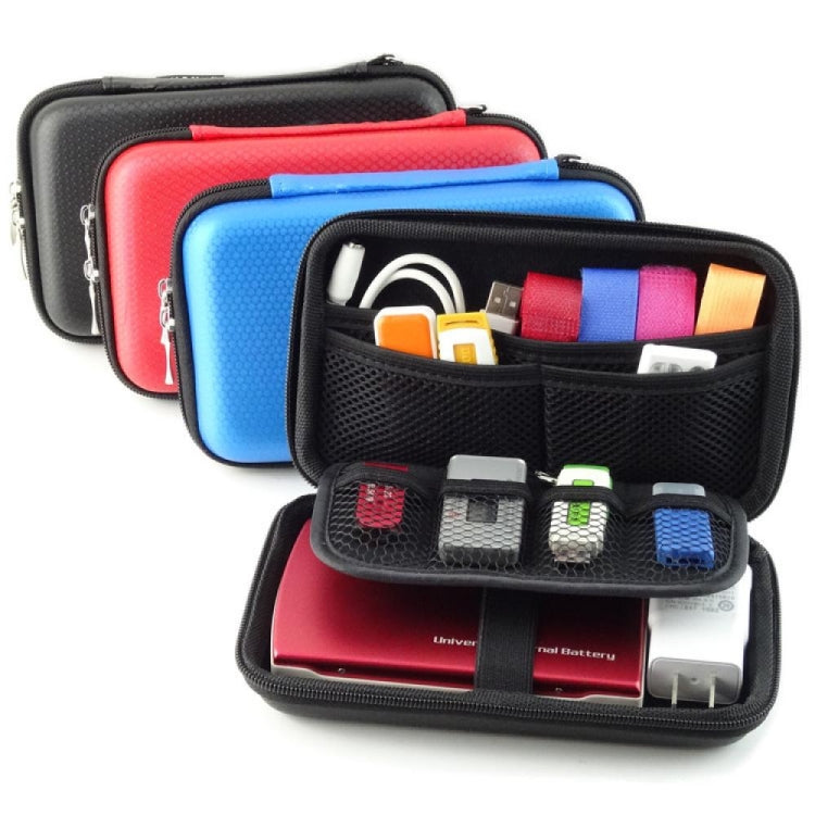 GH1302 EVA Hard Shell Hard Drive Bag Digital Storage Bag, GH1302 Black, GH1302 Red, GH1302 Blue