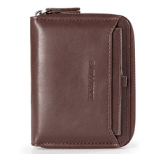 Load image into Gallery viewer, Baellerry D3124 Short PU Leather Wallet Zipper Retro Youth Small Wallet, Black Horizontal, Black Vertical, Brown Horizontal, Brown Vertical, Purple Horizontal, Purple Vertical, Gray Horizontal, Gray Vertical