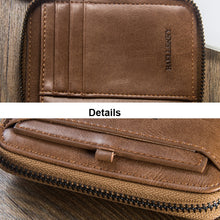 Load image into Gallery viewer, Baellerry D3124 Short PU Leather Wallet Zipper Retro Youth Small Wallet, Black Horizontal, Black Vertical, Brown Horizontal, Brown Vertical, Purple Horizontal, Purple Vertical, Gray Horizontal, Gray Vertical