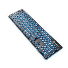 Load image into Gallery viewer, LANGTU L1 104 Keys USB Home Office Film Luminous Wired Keyboard, Cable Length:1.6m, L1 White Light Pink, L1 Orange Light Black, L1 Ice Blue Light Silver White, L1 White Light Black, L1 Ice Blue Light Black