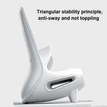 Load image into Gallery viewer, 15W Desktop Vertical Loudspeaker Wireless Charging Stand for 4.5-11 Inch Mobile Phone Tablet