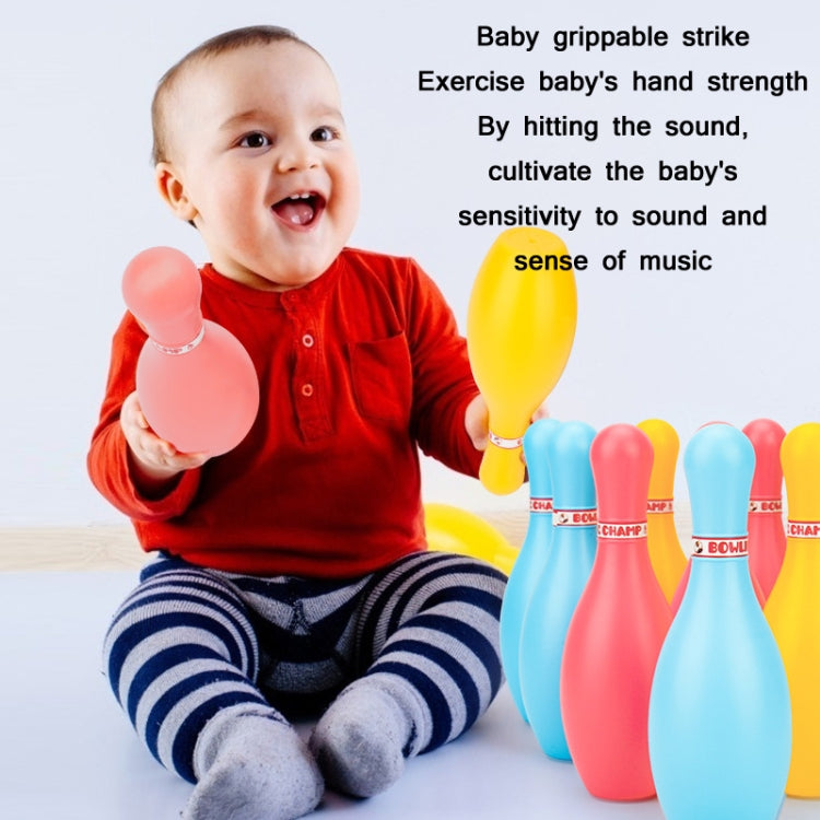 3 Sets Children Sports Recreation Plastic Bowling Toy Set, Size: