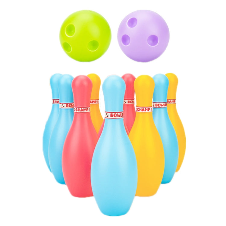 3 Sets Children Sports Recreation Plastic Bowling Toy Set, Size: